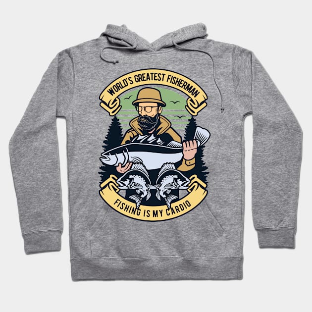 Fisher Fishing Hoodie by ShirtyLife